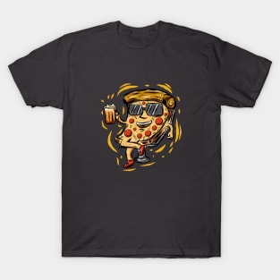 Enjoy pizza with beer T-Shirt